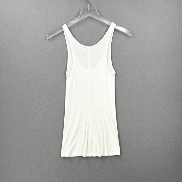 ENZA COSTA Silk Rib Tank Top Womens Small Black White Set of 2 Layering Stretch - Picture 11 of 16